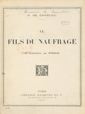 cover image of Le fils du naufragé